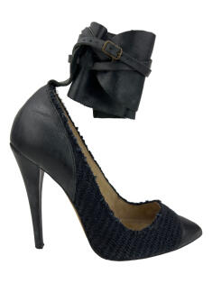 Sapato de Salto Isabel Marant Ankle Tweed Preto - AMP33 Original ...