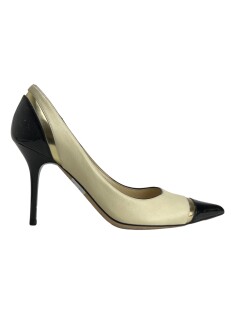 Sapato de Salto Jimmy Choo Couro Bicolor