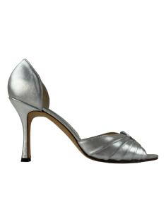 Sapato de Salto Manolo Blahnik D'orsay Peep Toe Cinza - LBL251