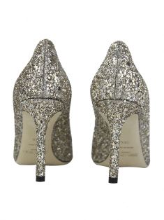 Sapato Jimmy Choo Romy 85 Glitter - IP261 Original | Etiqueta Única