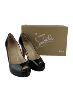 Scarpin Christian Louboutin Very Prive 100 Preto - CEWE1 Original