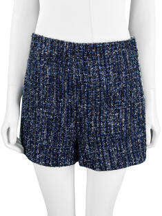 Shorts Martha Medeiros Tweed Azul