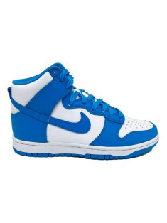 Nike dunk high sales blue and white