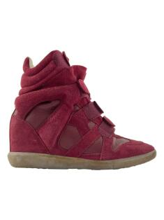 Tênis Isabel Marant Bekett Suede Vinho - BHRK876 Original ...