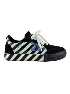 Tênis Off-White Vulcanized Camurça Preto HQL87 Original