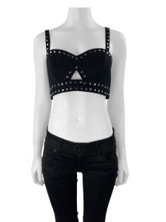 Top NK Store Spikes Preto - CHZJ179 Original | Etiqueta Única