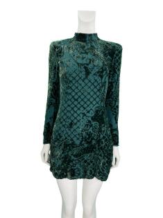 green emerald velvet dress Adele Bottle Green Velvet Ruched Strappy Fishtail Maxi Dress – Club L  London main image 1