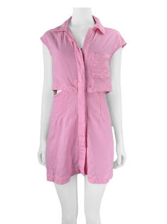 Vestido Zara Curto Rosa