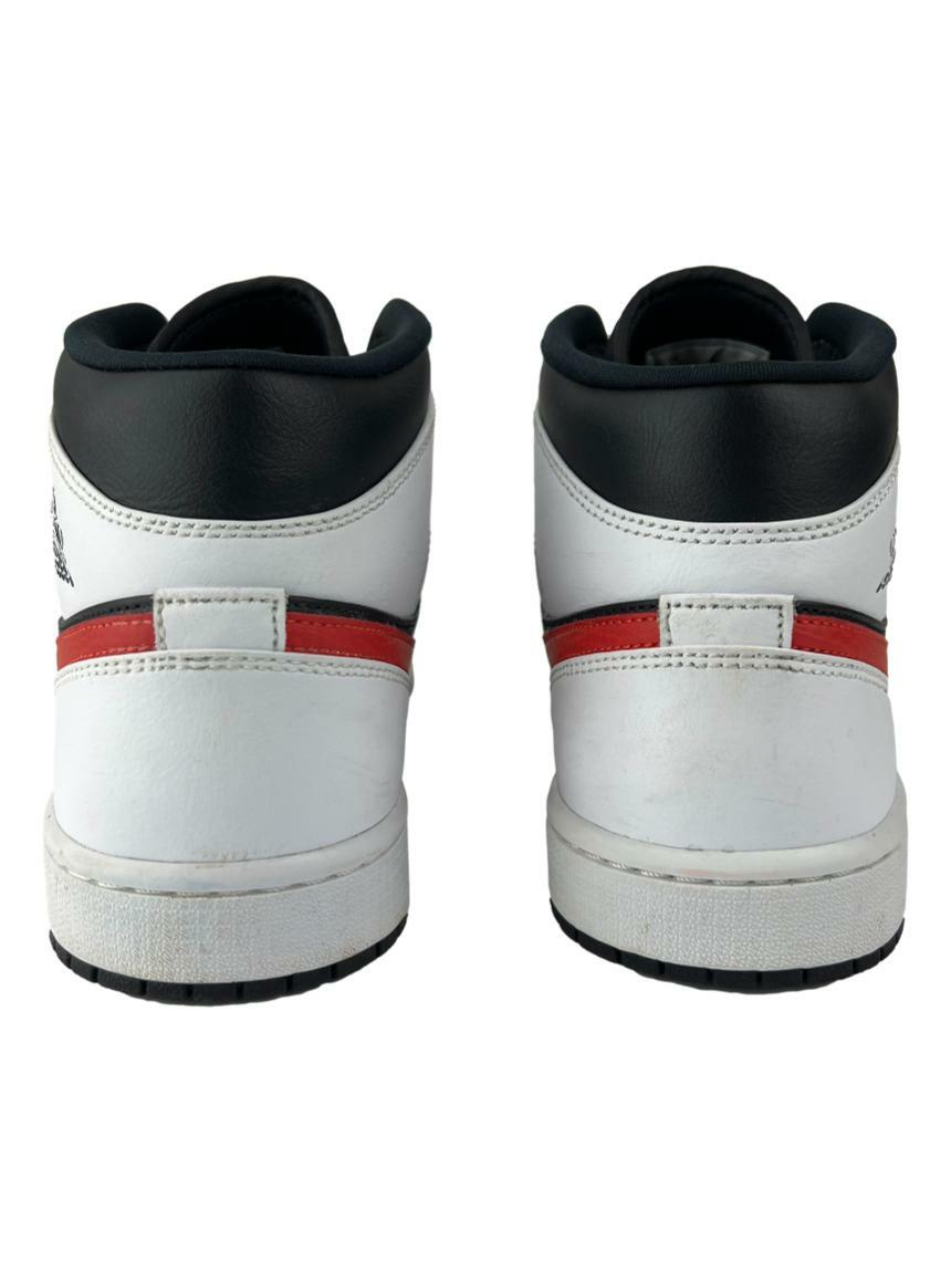 Sneaker Nike Air Jordan 1 Mid Chili Red Original AGCS1 Etiqueta Única