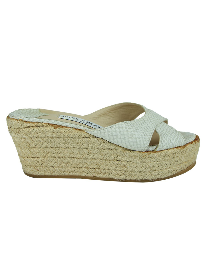 Tamanco Jimmy Choo Sisal - AJO148 Original | Etiqueta Única