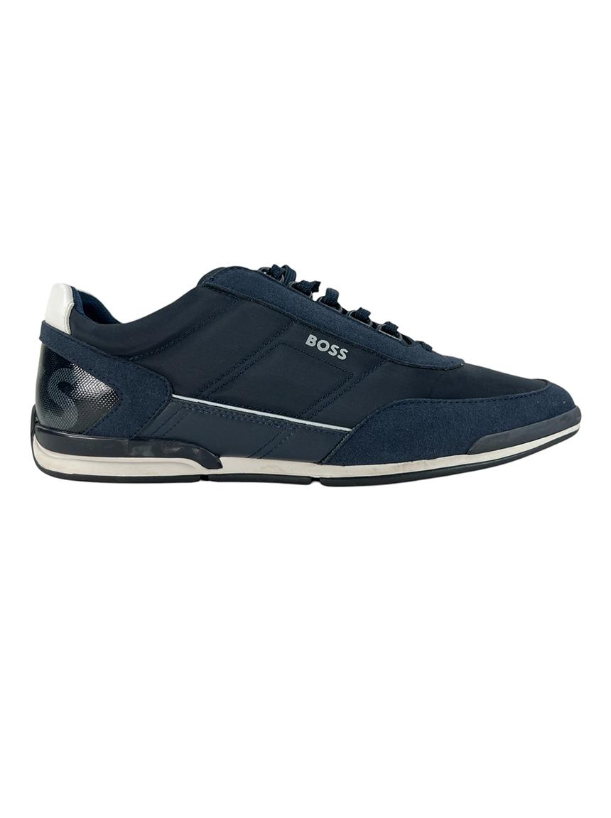 Tênis Hugo Boss Tecido Azul Original - | Etiqueta Única