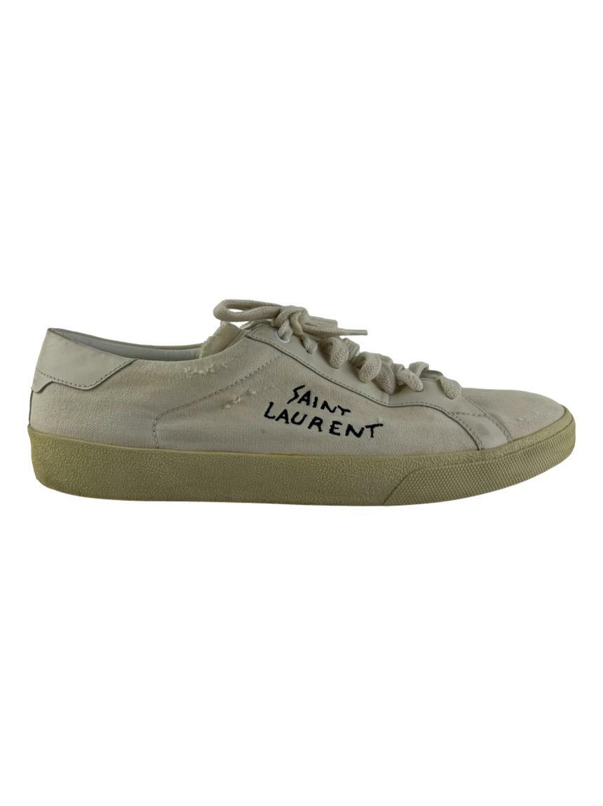 Tênis Yves Saint Laurent Court Classic SL/06 Branco AGO214 Original Tênis Yves Saint Laurent Court Classic SL/06 Branco AGO214 Original