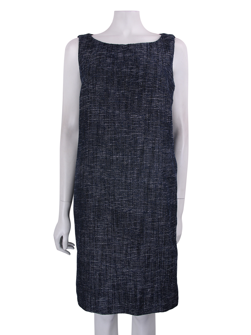 Vestido Calvin Klein Tweed Azul - HEW2 Original | Etiqueta nica