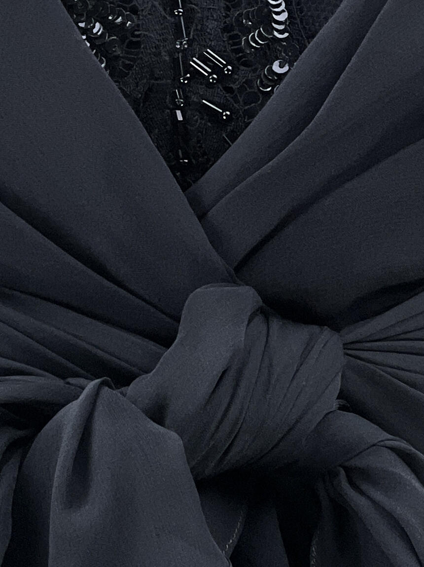 Robe Carlos Miele Taille 36 En Soie 100% - Couleur Gris - Occasion Très Bon État