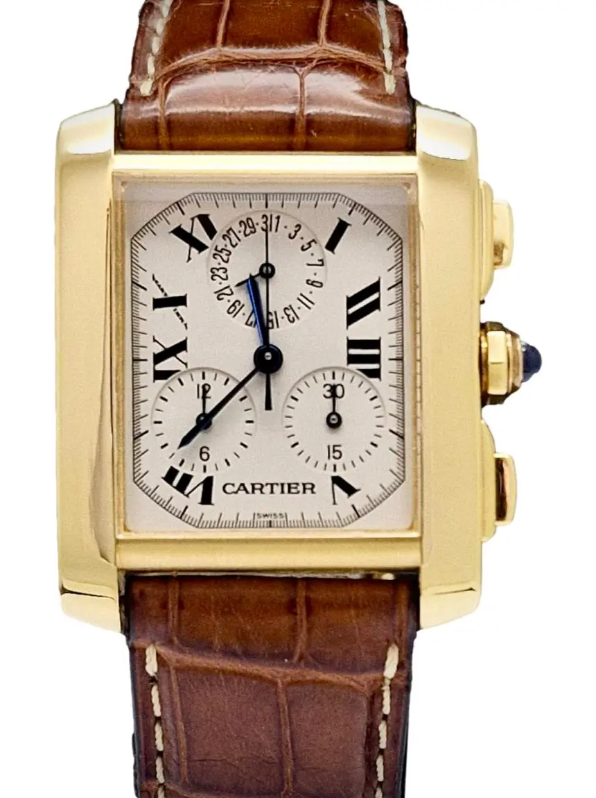 1Lancôme Trésor & 3 Cartier セット Relógio Cartier Tank Française Chronoflex Ouro Quartz - MGK485