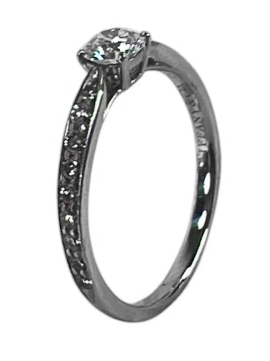Tiffany & Co. ハーモニー Anel Tiffany & Co Harmony Platina e Diamante - CTZZ1 Original