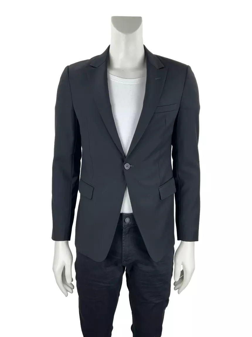 Blazer Emporio Armani Alinhavado Preto Original BILI21