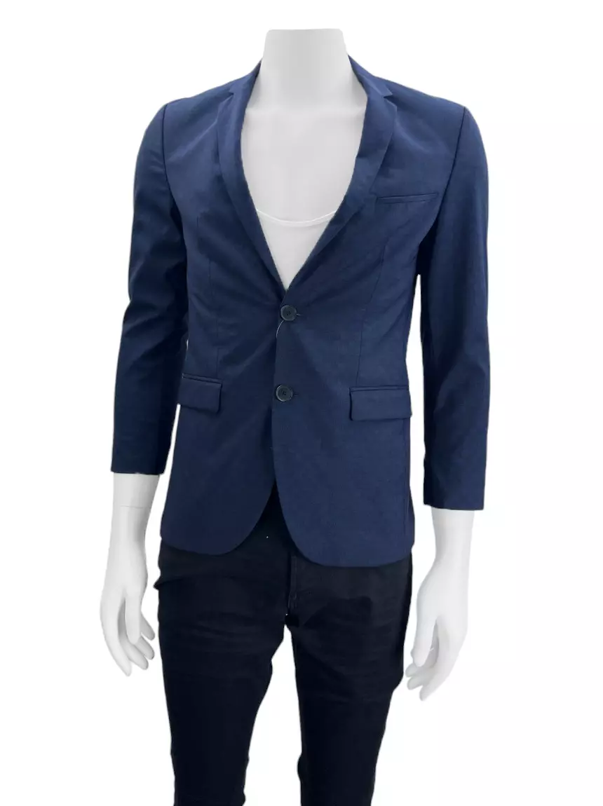 Blazer Hugo Boss Super 110 Azul Marinho Original - CGIV6