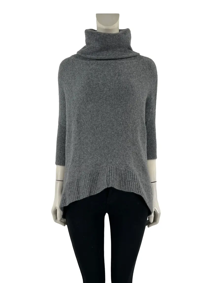 Blusa 360 Cashmere Tricot Cinza - DFGN33 Original | Etiqueta Única