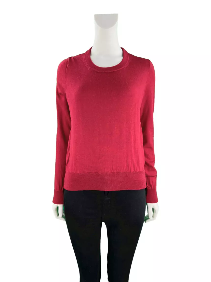 Blusa J.Crew Su ter Gola Careca L Vermelha Original QQD42