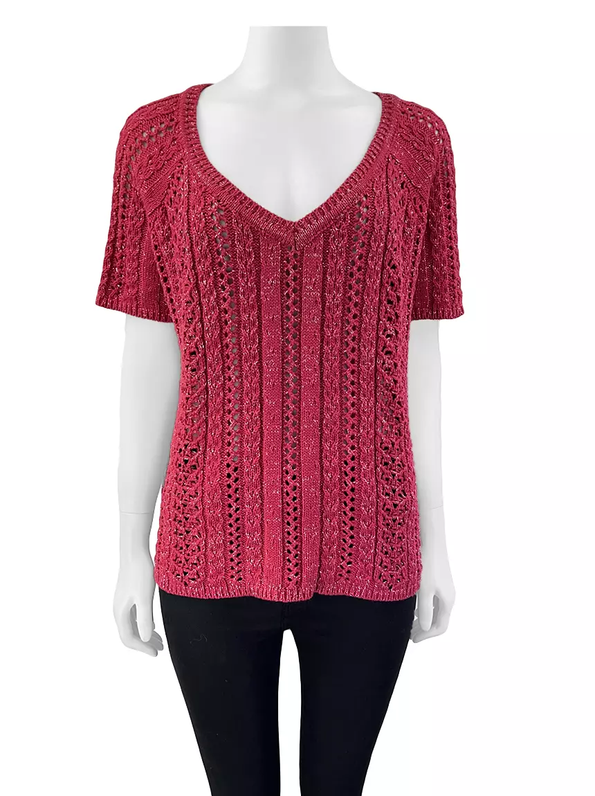 Blusa Lolitta Tricot Rosa Original - CKA36