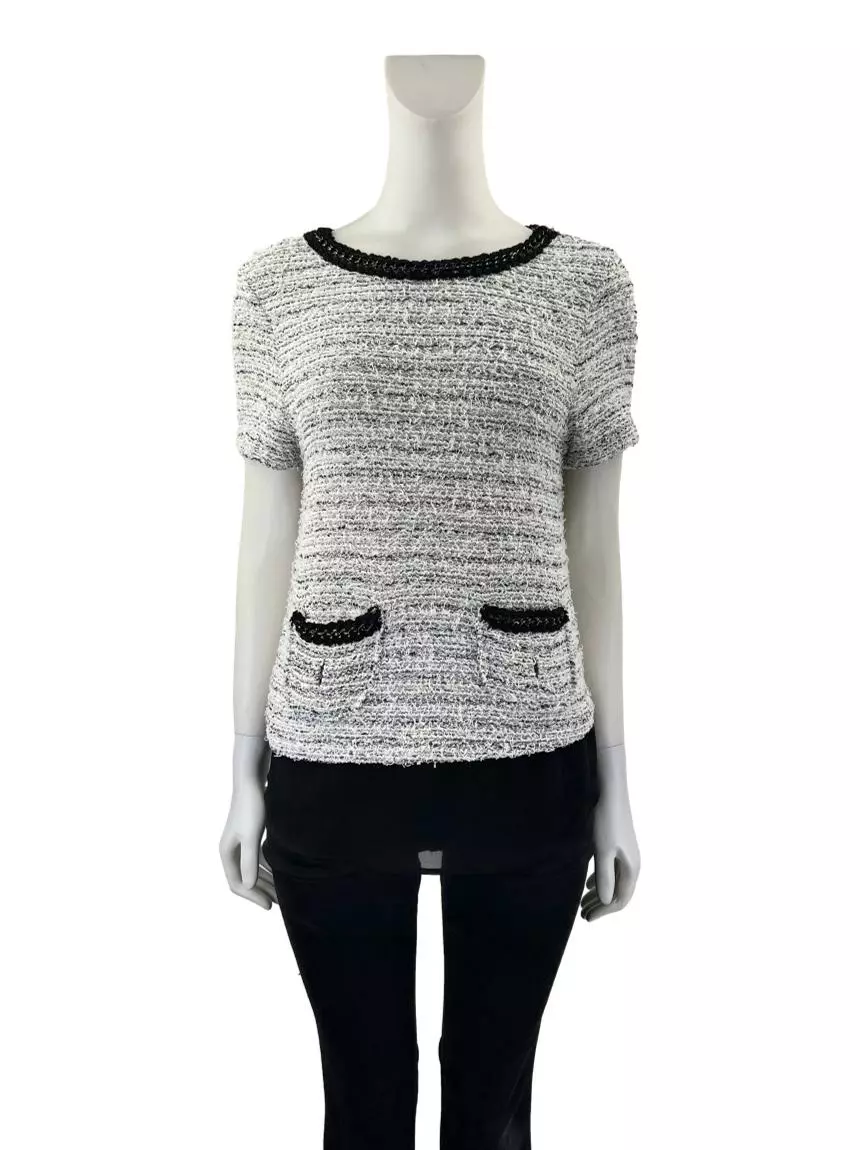 Blusa tweed online zara