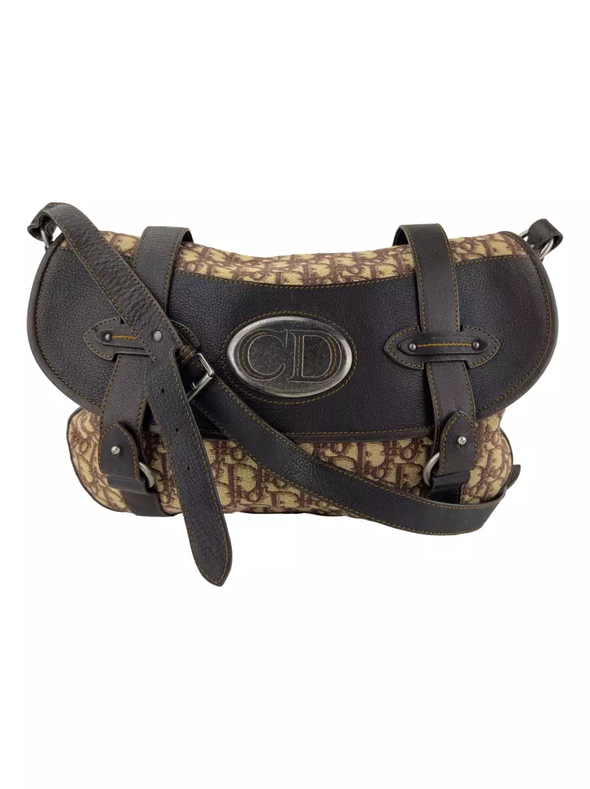 Bolsa com Al a Christian Dior Vintage Jacquard Trotter Original