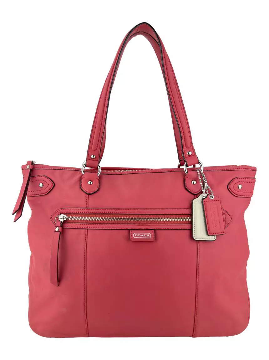 バッグ COACH shoulder tote bag nylon leather bolsa-com-alca-coach-daisy-