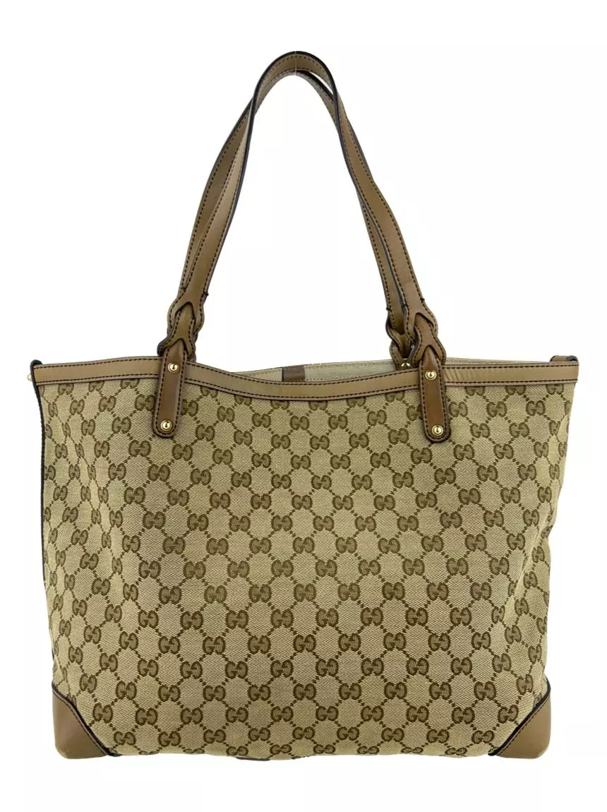 Bolsa com Alça Gucci Craft Tote Canvas - ABDN17 Original