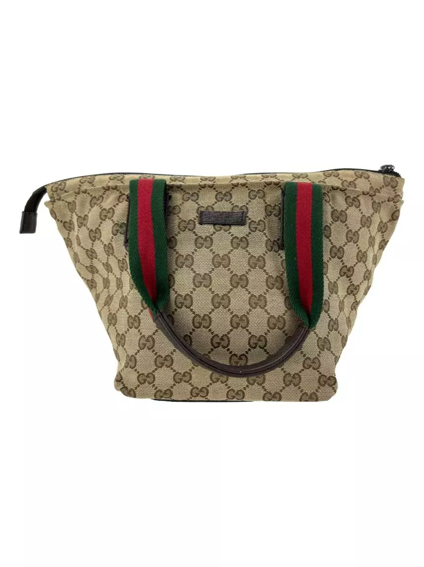 GUCCIバック Bolsa com Alça Gucci Tote Canvas Monograma GG - BIFQ1 Original