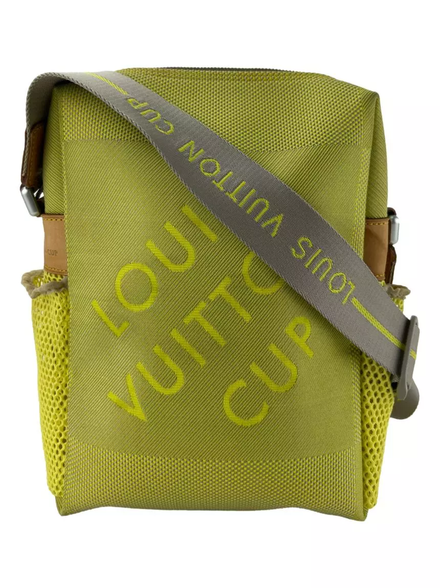 Louis Vuitton Damier Geant LV Cup Weatherly Messenger Bag - Green