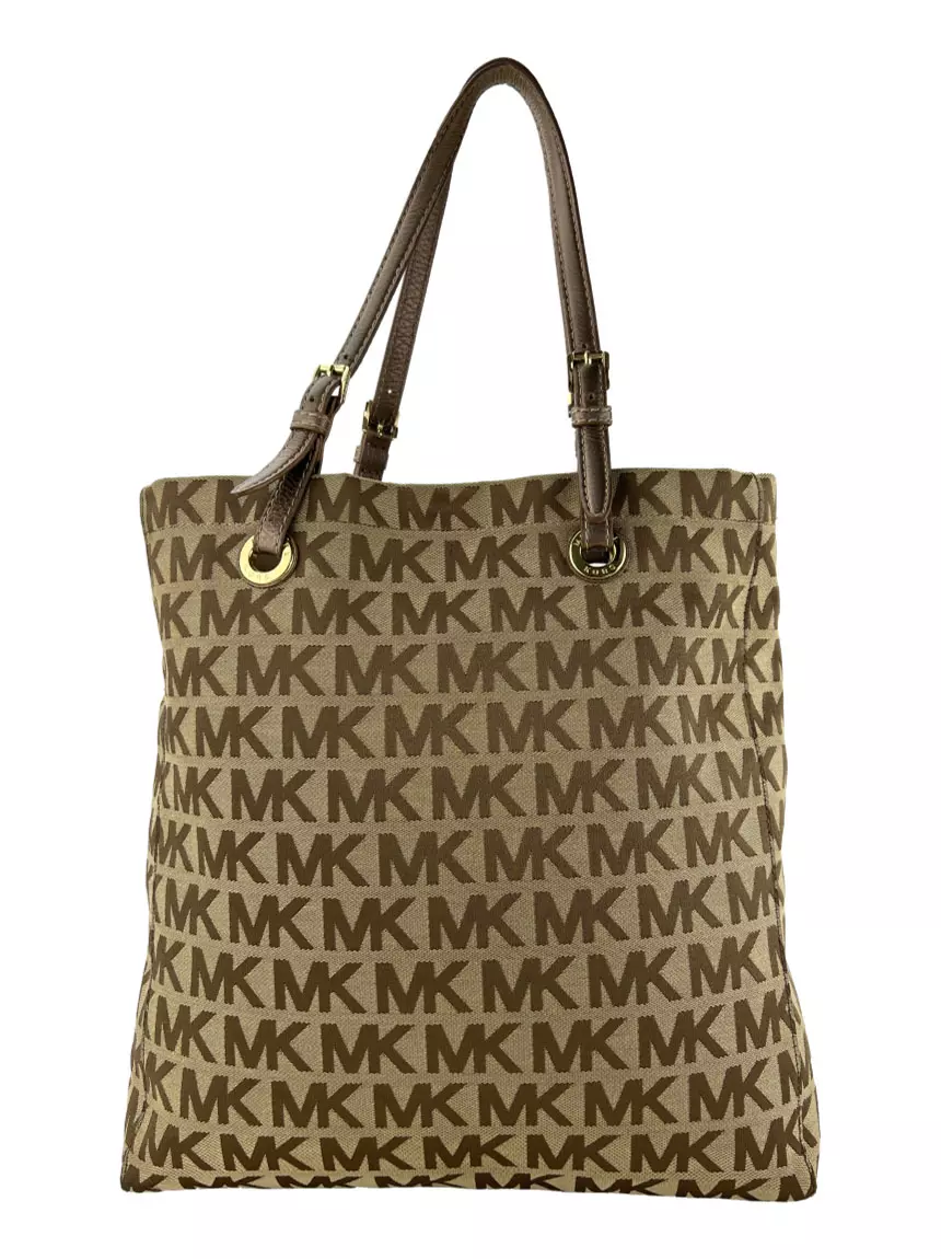 Michael Kors バッグ Bolsa com Alça Michael Michael Kors Jet Set Monograma Bronze