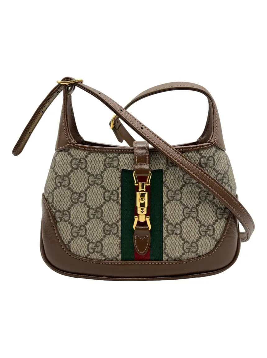 Bolsa Hobo Gucci Jackie 1961 Mini GG Supreme Monograma - CYXS1