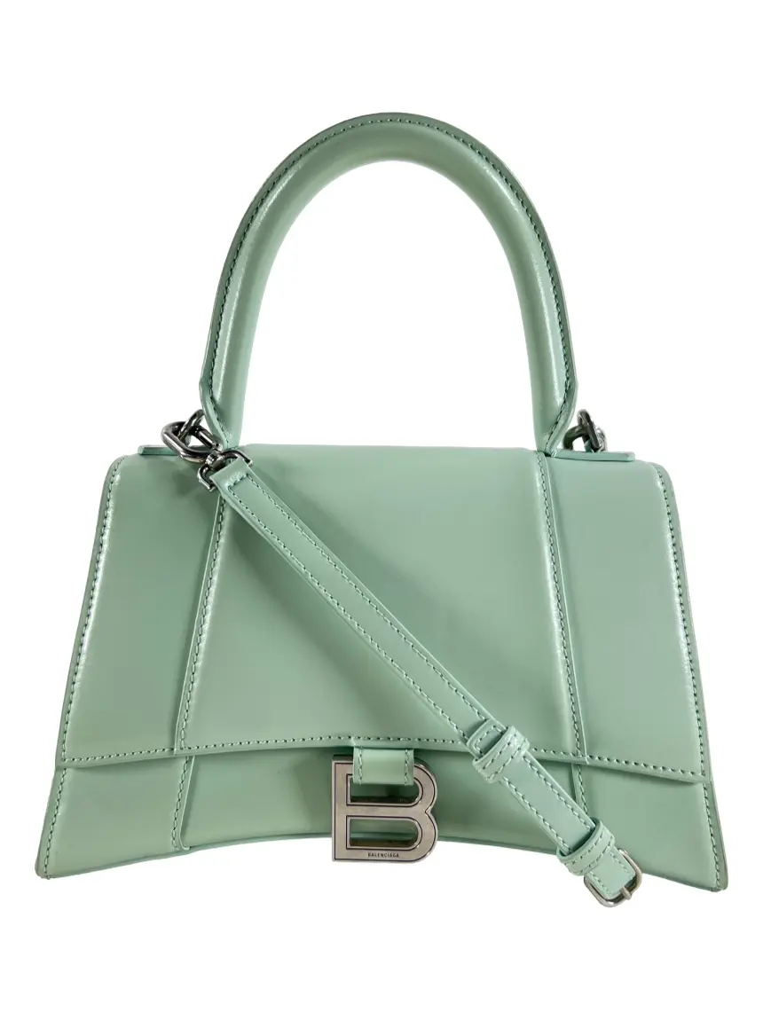 Bolsa Tiracolo Balenciaga Hourglass Verde CZGZ2 Original