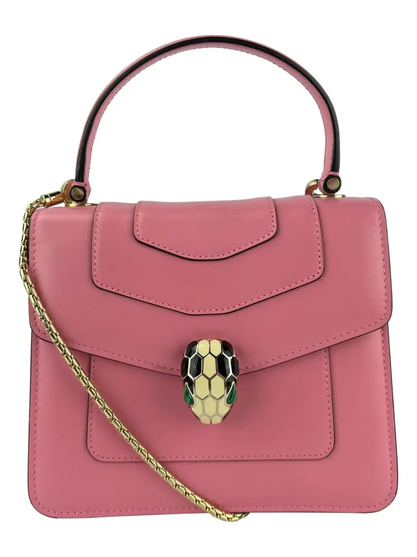 Bolsa Tiracolo Bvlgari Serpenti Forever Rosa - CMSP5 Original