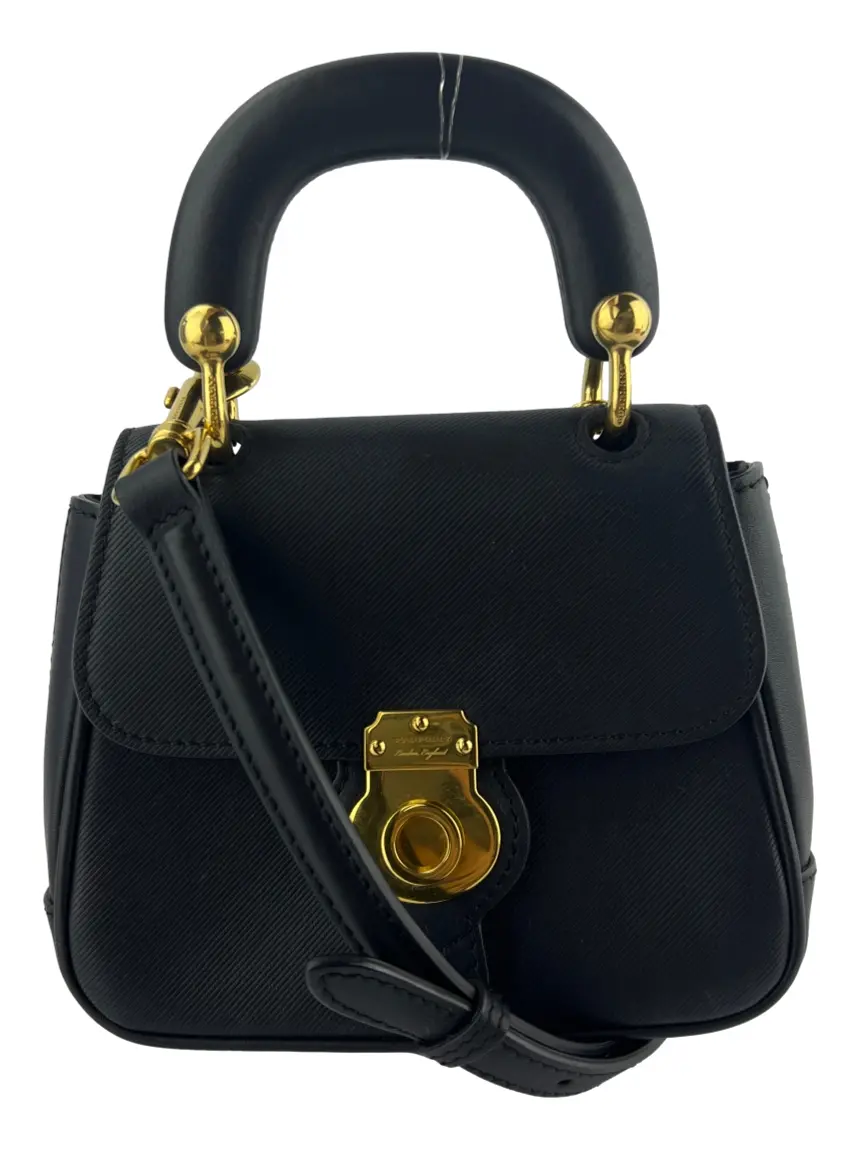 Bolsa Tiracolo Burberry DK88 Mini Preto Original Etiqueta Unica