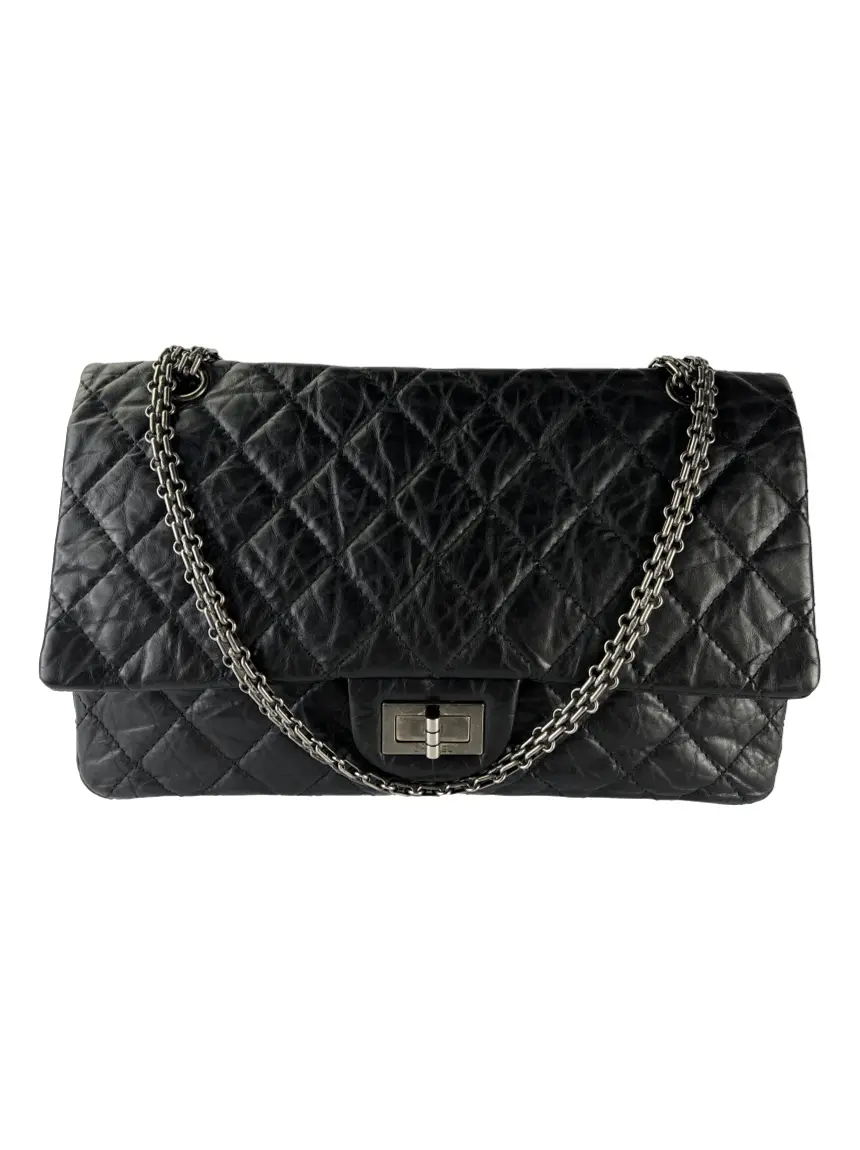 Bolsa Tiracolo Chanel Reissue 227 Preta CKWT1 Original