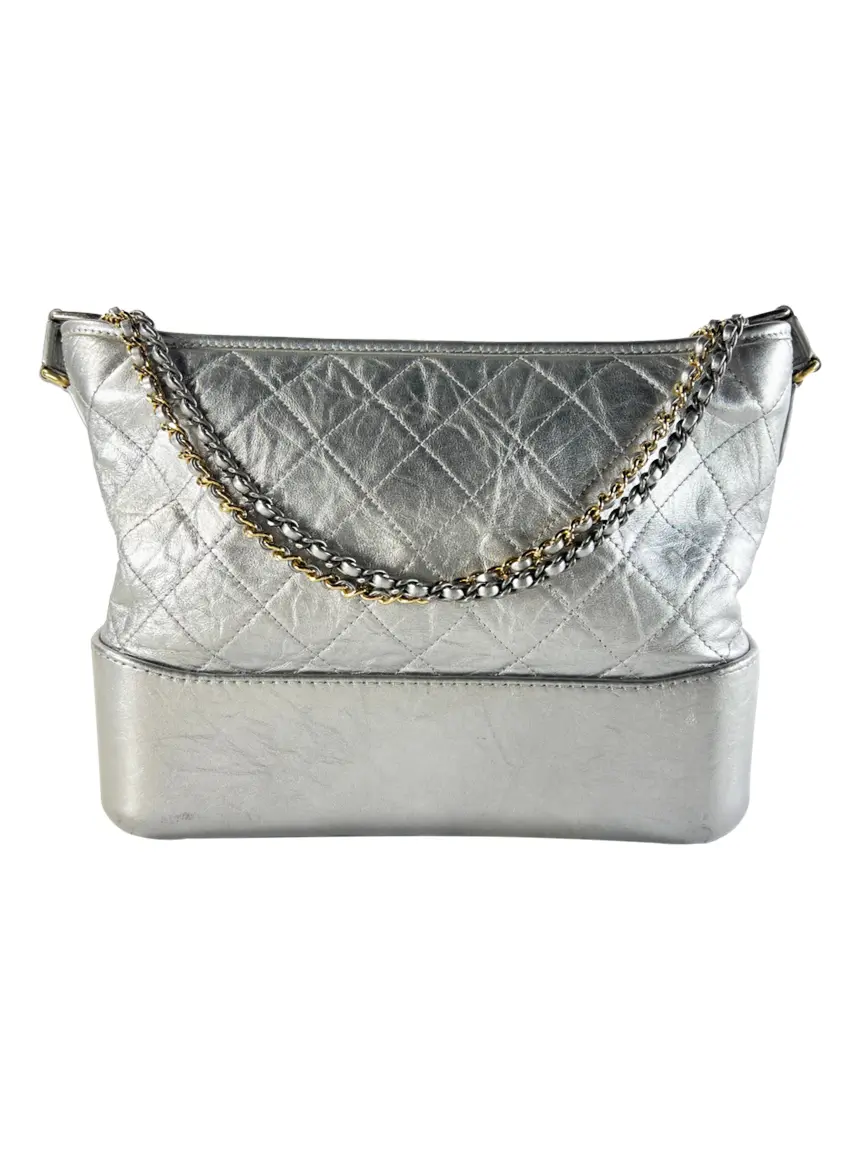 Bolsa Tiracolo Chanel Gabrielle Prateado - AFZZ202 Original