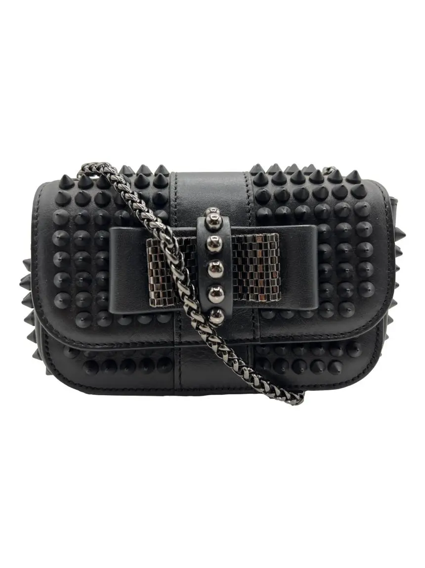 Bolsa Tiracolo Christian Louboutin Sweet Charity Preta - CRKR26