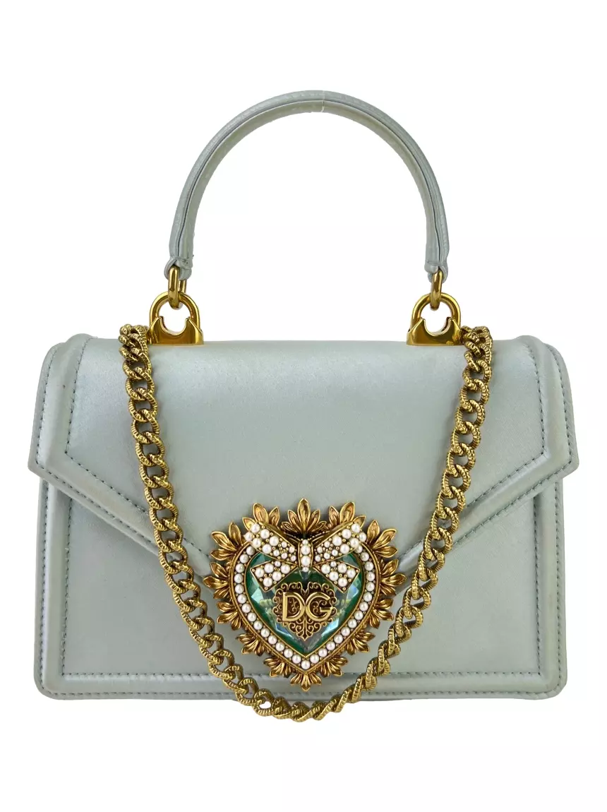 Bolsa Tiracolo Dolce & Gabbana Devotion Azul - CGJU216 Original