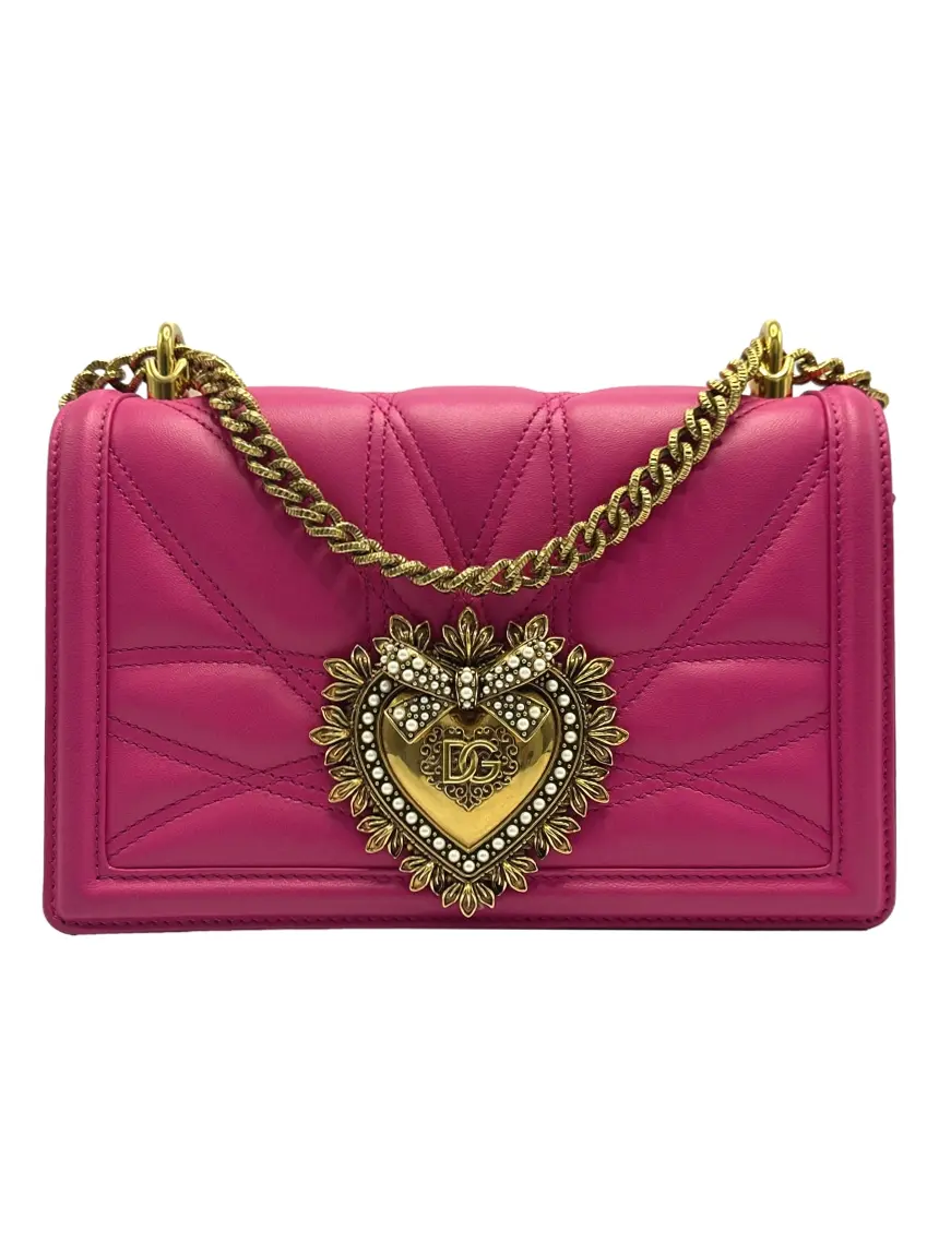 Bolsa Tiracolo Dolce & Gabbana Devotion Medium Rosa - CVKB7