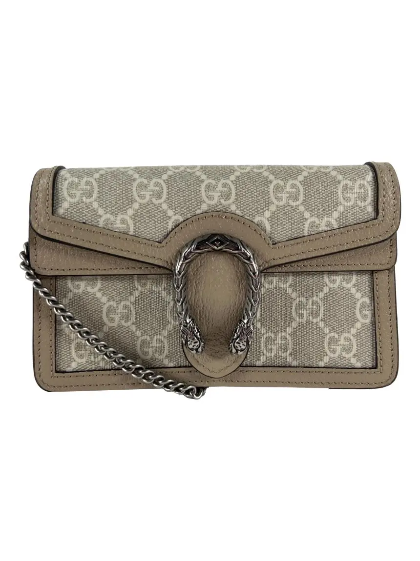 Bolsa Tiracolo Gucci Dionysus Super Mini Bege - CMYZ1 Original