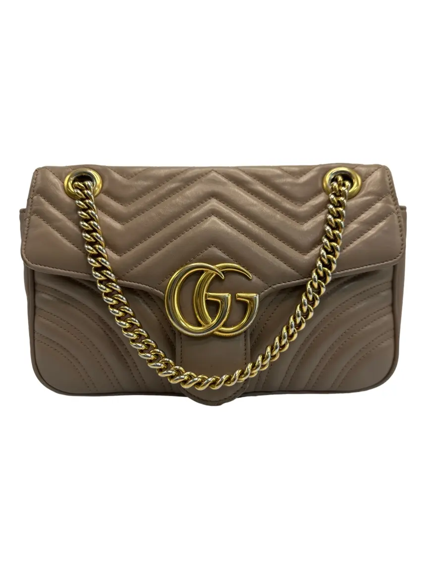 GUCCI バッグ Bolsa Tiracolo Gucci Marmont Medium Bege - CQOH2 Original