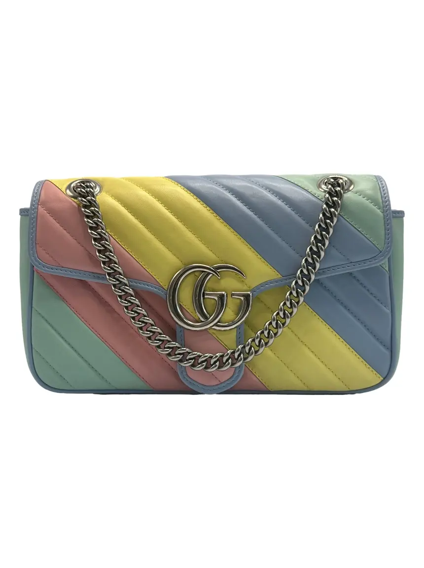 Bolsa Tiracolo Gucci Marmont Multicolor - CVKB1 Original