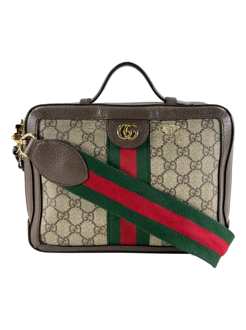 Bolsa Tiracolo Gucci Ophidia GG Supreme Bege - CJNE28 Original