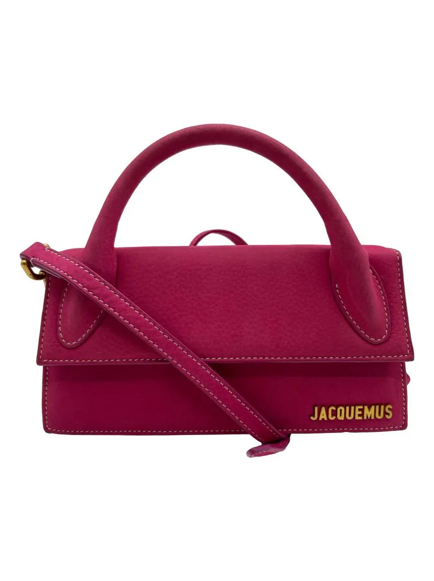 ゆ Bolsa Tiracolo Jacquemus Le Chiquito Long Rosa - IZC14 Original