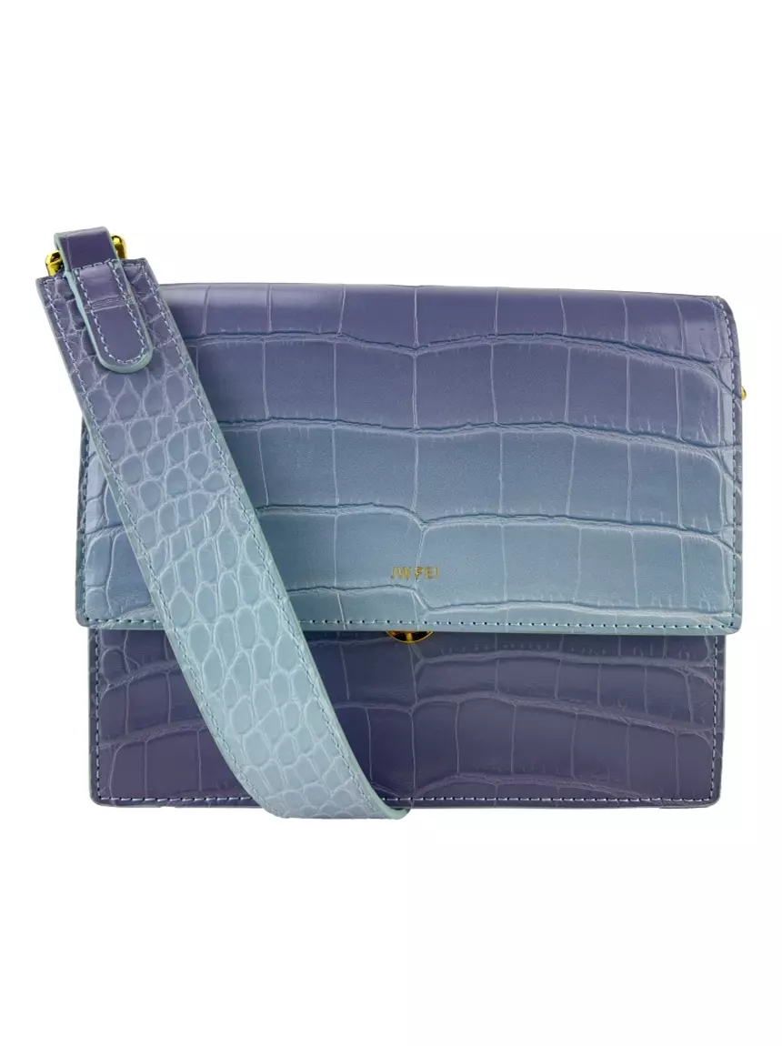 Bolsa Tiracolo JW PEI Mini Flap Azul CFOZ2 Original Etiqueta Única