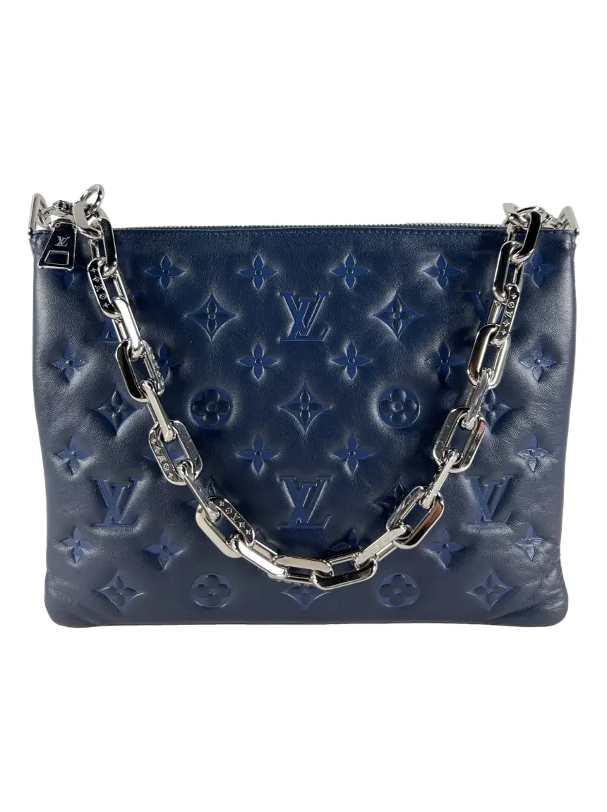 Bolsa Tiracolo Louis Vuitton Coussin PM Azul Marinho - DAZM3