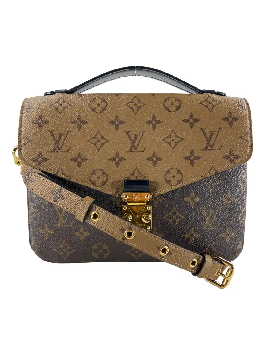 Bolsa Tiracolo Louis Vuitton Pochette Métis Monograma Reverse