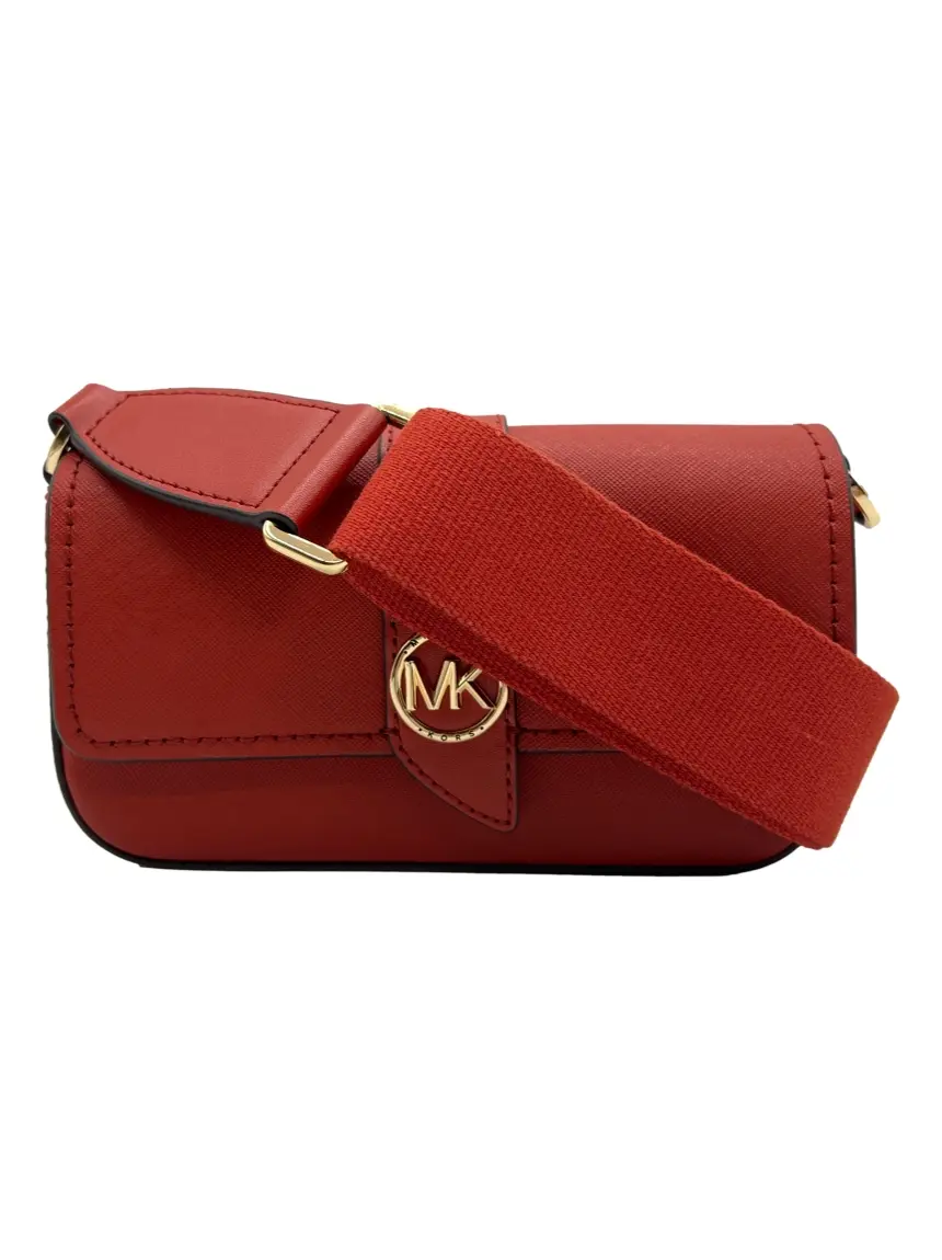 Bolsa Tiracolo Michael Kors Greenwich Vermelha - CYEX16 Original